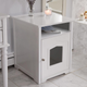 Arf Pets Enclosed Litter Box with Table